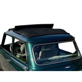 Soft top Mini British Open convertible sunroof in Stayfast® cloth